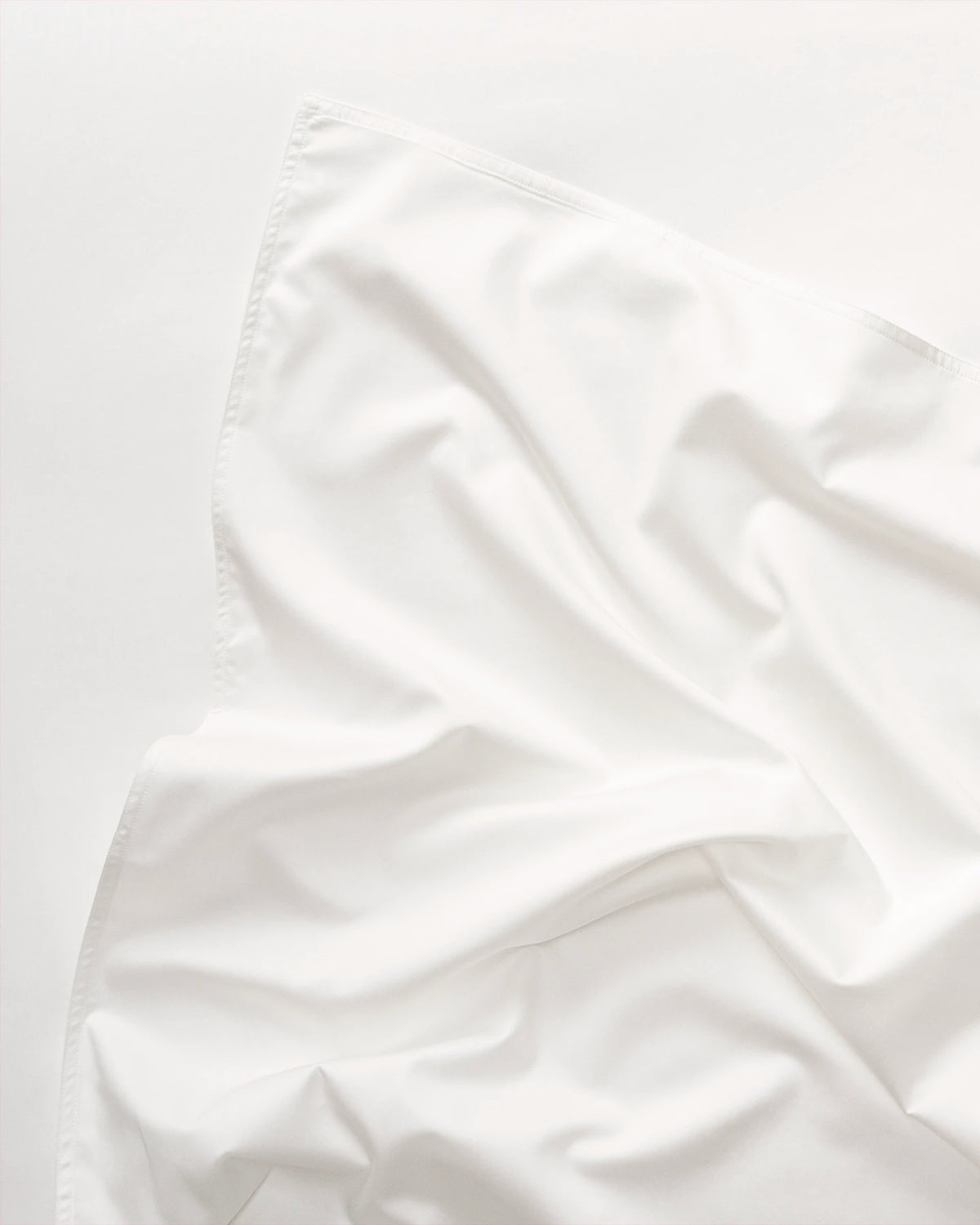 Edge Satin Örngott Ogland White