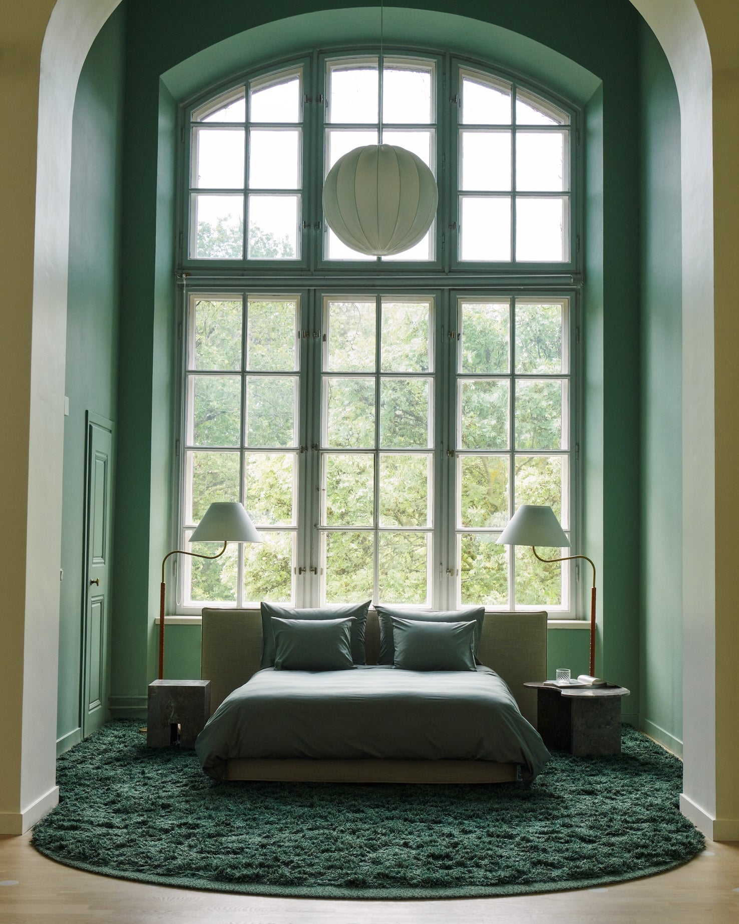 Naked Percale Påslakan Agave Green