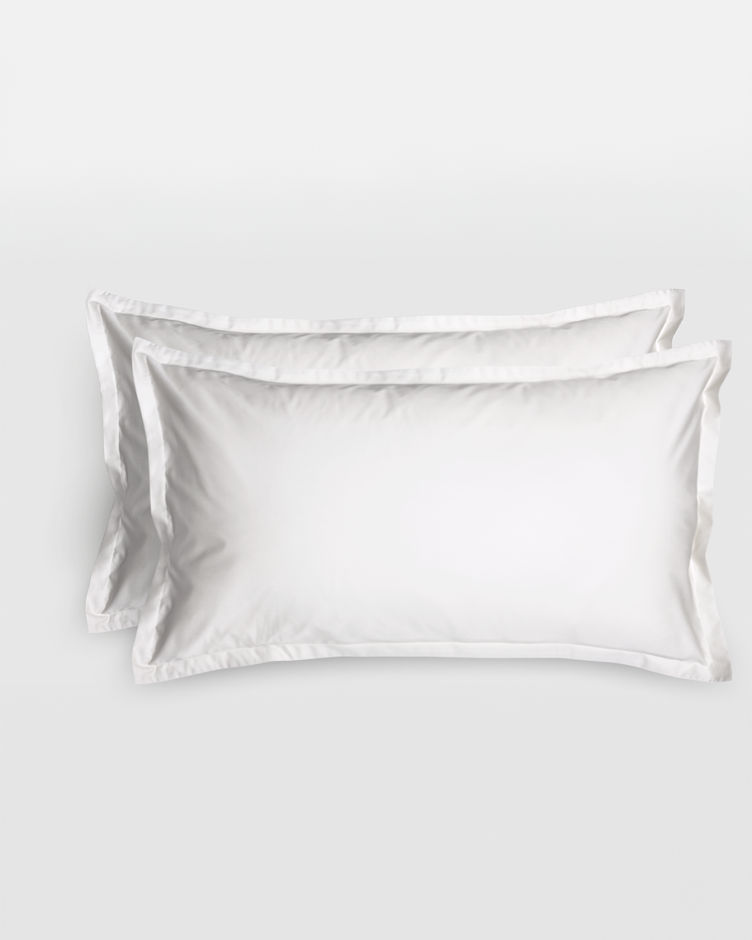 2-pack Shade Frame Satin Örngott, Crisp White - Ogland