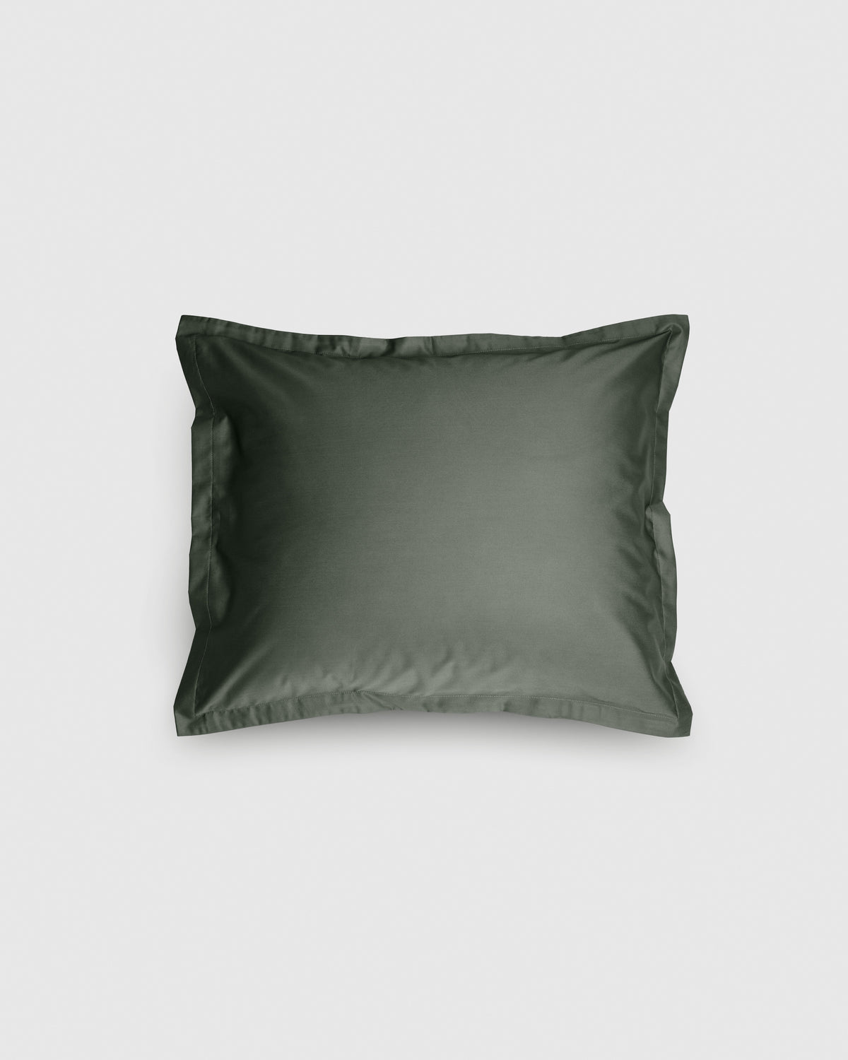Shade Frame Satin Örngott Moss Green