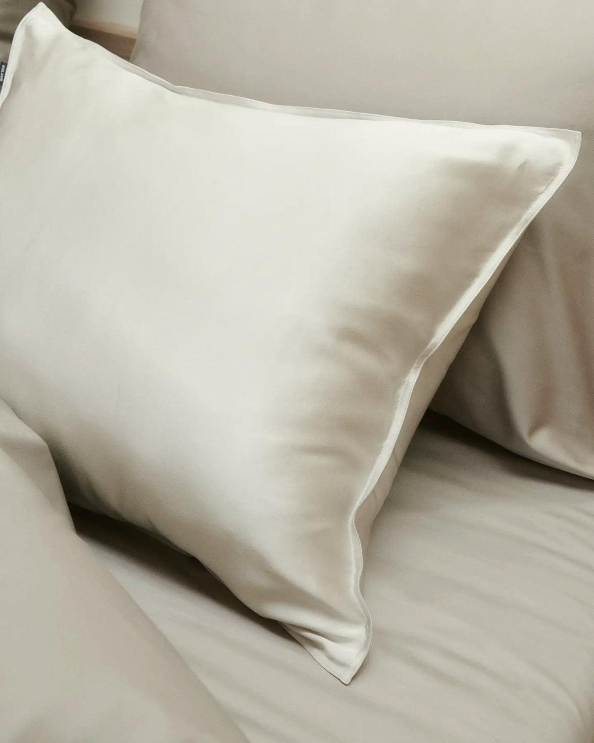 2-pack Silkesörngott Nordic Greige detalj