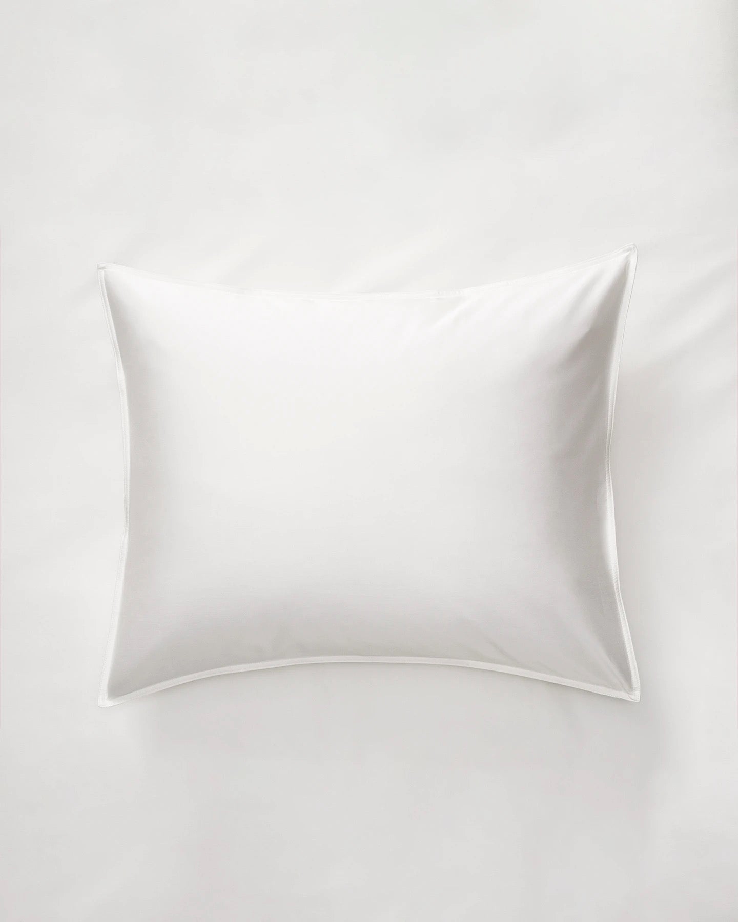 Edge Satin Örngott Ogland White