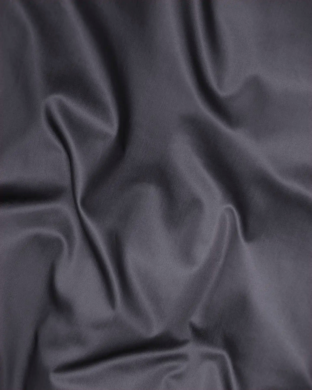 Shade Satin bäddset Antracite Grey, singelpåslakan 150x210 cm