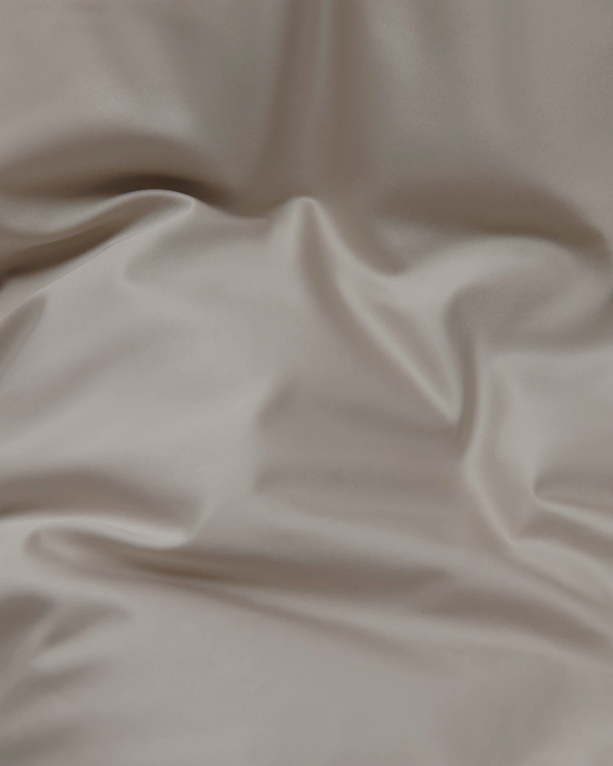 Shade Satin bäddset Modern Greige, singelpåslakan 150x210 cm
