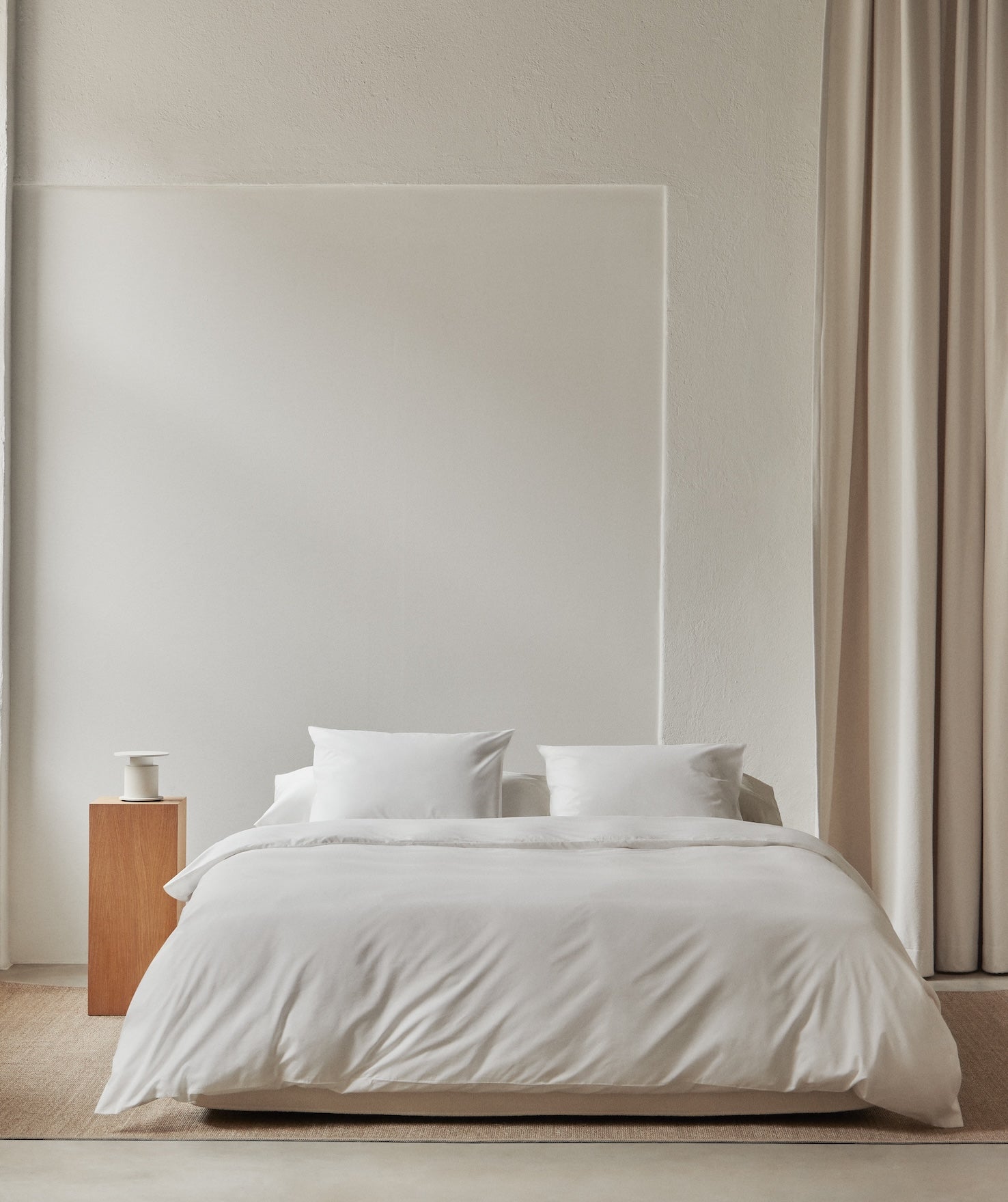 Naked Percale Påslakan Ogland White
