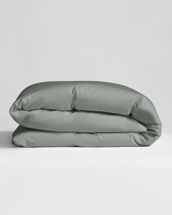 Naked Percale Påslakan Agave Green