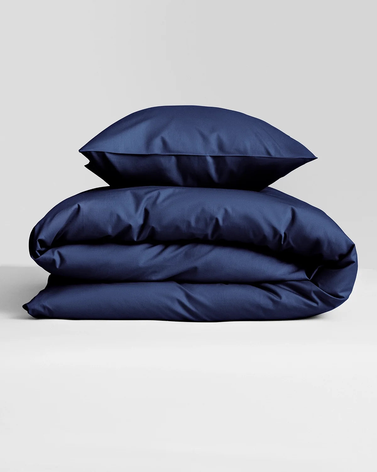 Naked Percale bäddset Deep Blue, singelpåslakan – 1 örngott