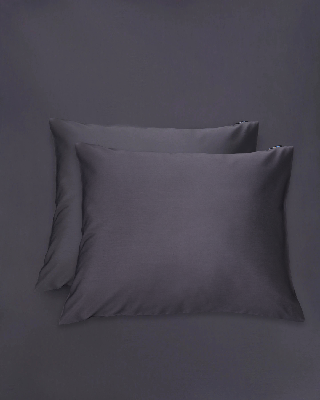 2-pack Shade Satin Örngott, Antracite Grey
