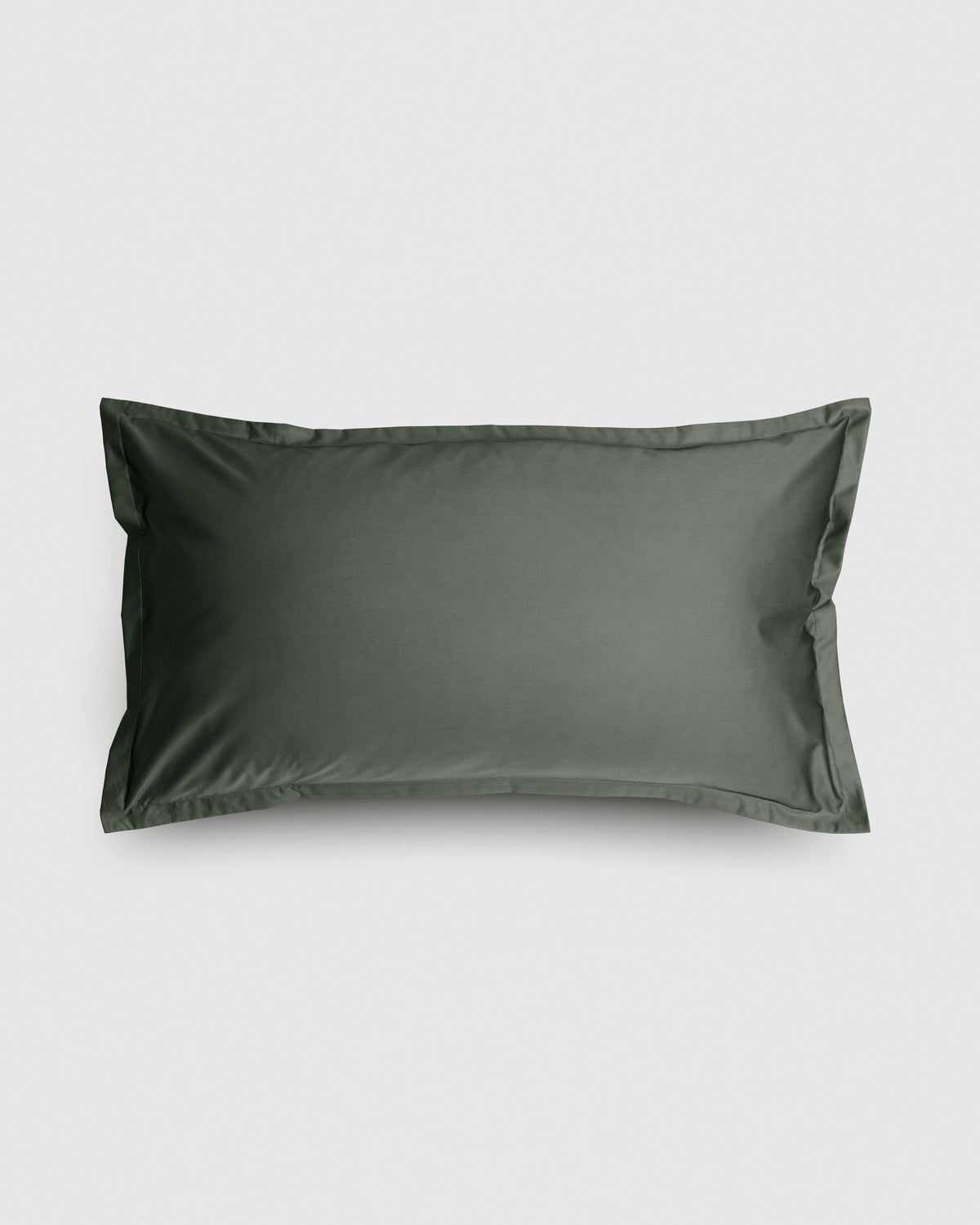 Shade Frame Satin Örngott Moss Green