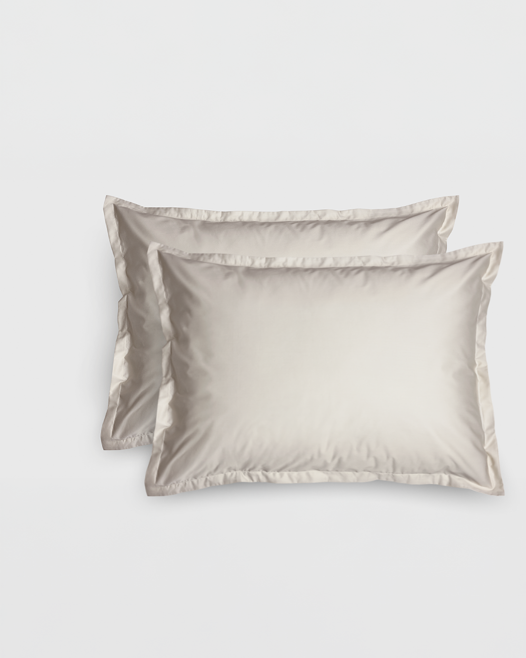 2-pack Shade Frame Satin Örngott, Nordic Greige - Ogland