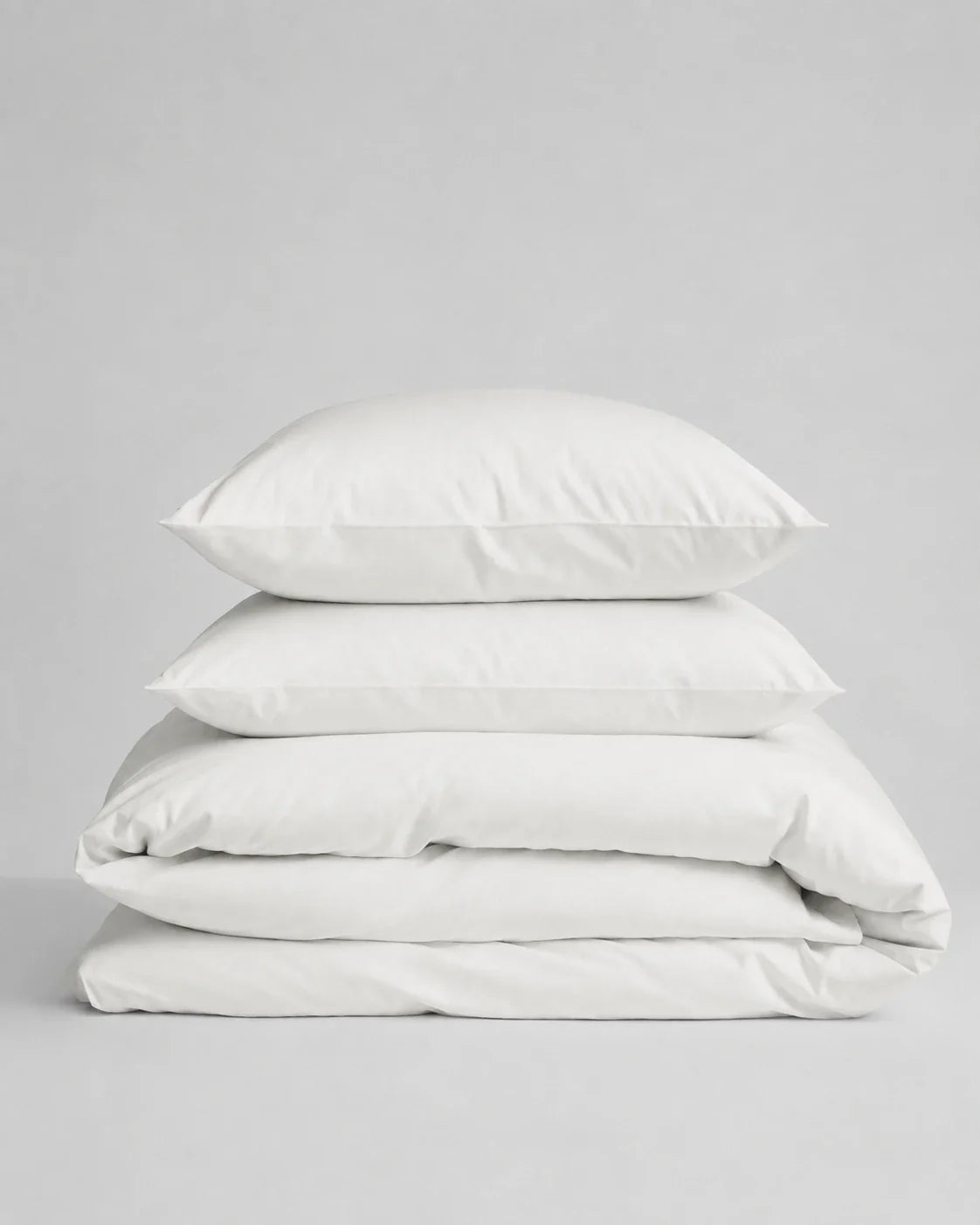 Naked Percale bäddset Ogland White, dubbelpåslakan – 2 örngott