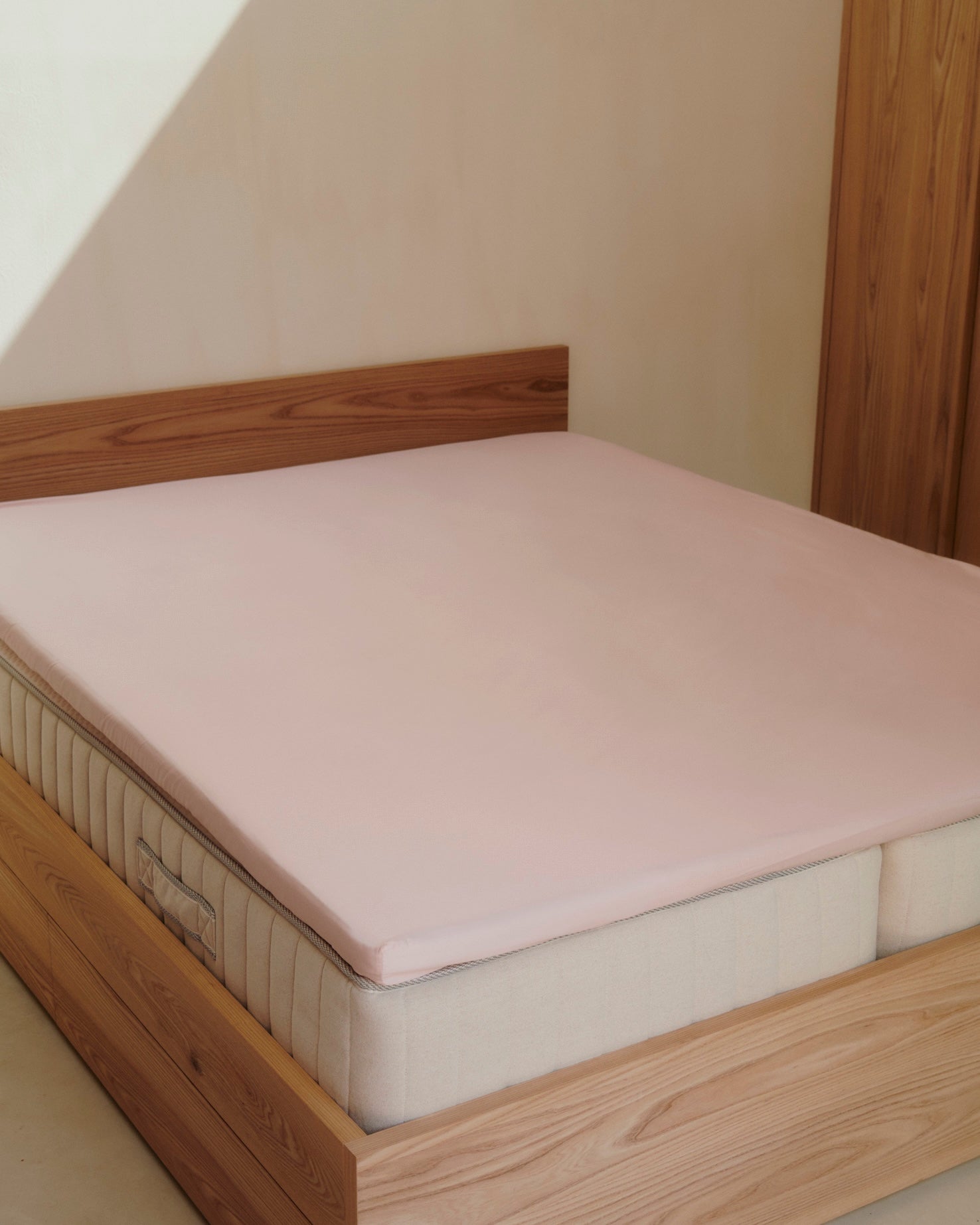 Shade Satin Kuvertsytt underlakan Dusty Pink