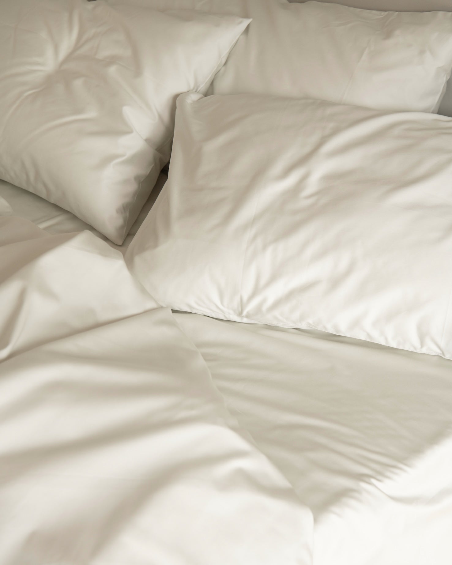 Shade Satin Örngott Perfect White