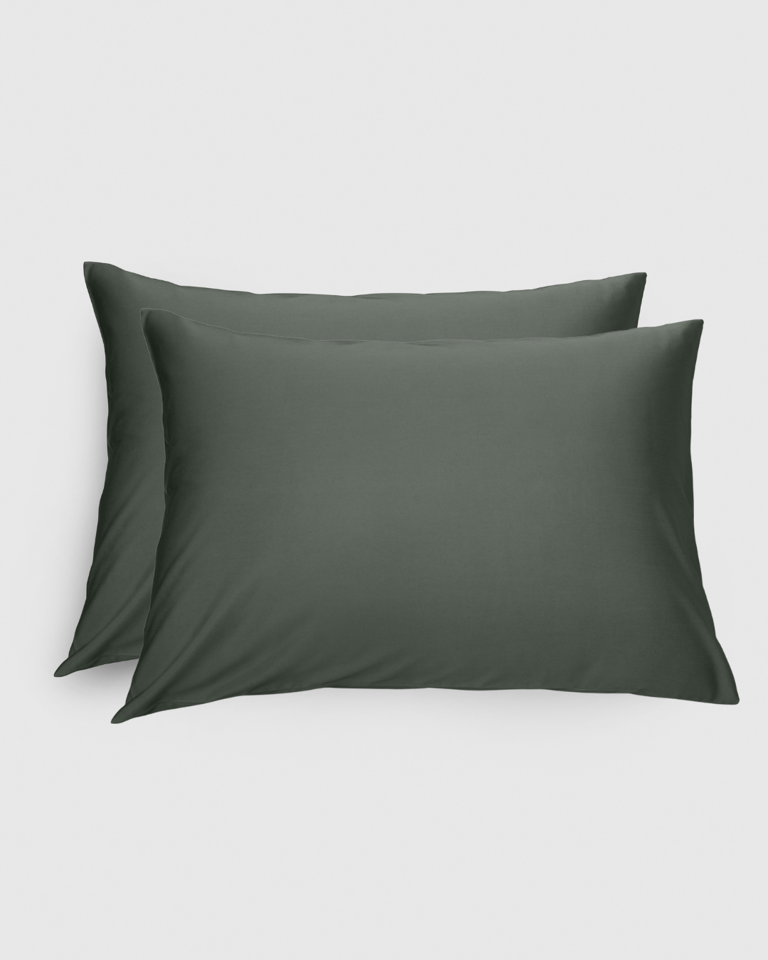 2-pack Shade Satin Örngott, Moss Green
