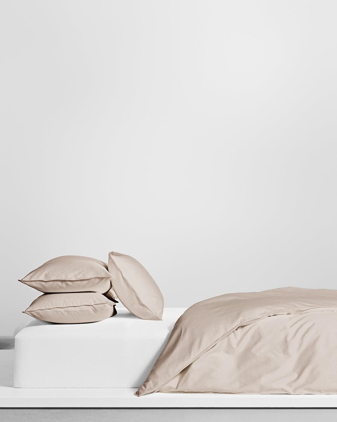 Edge Satin Påslakan Egypt Sand