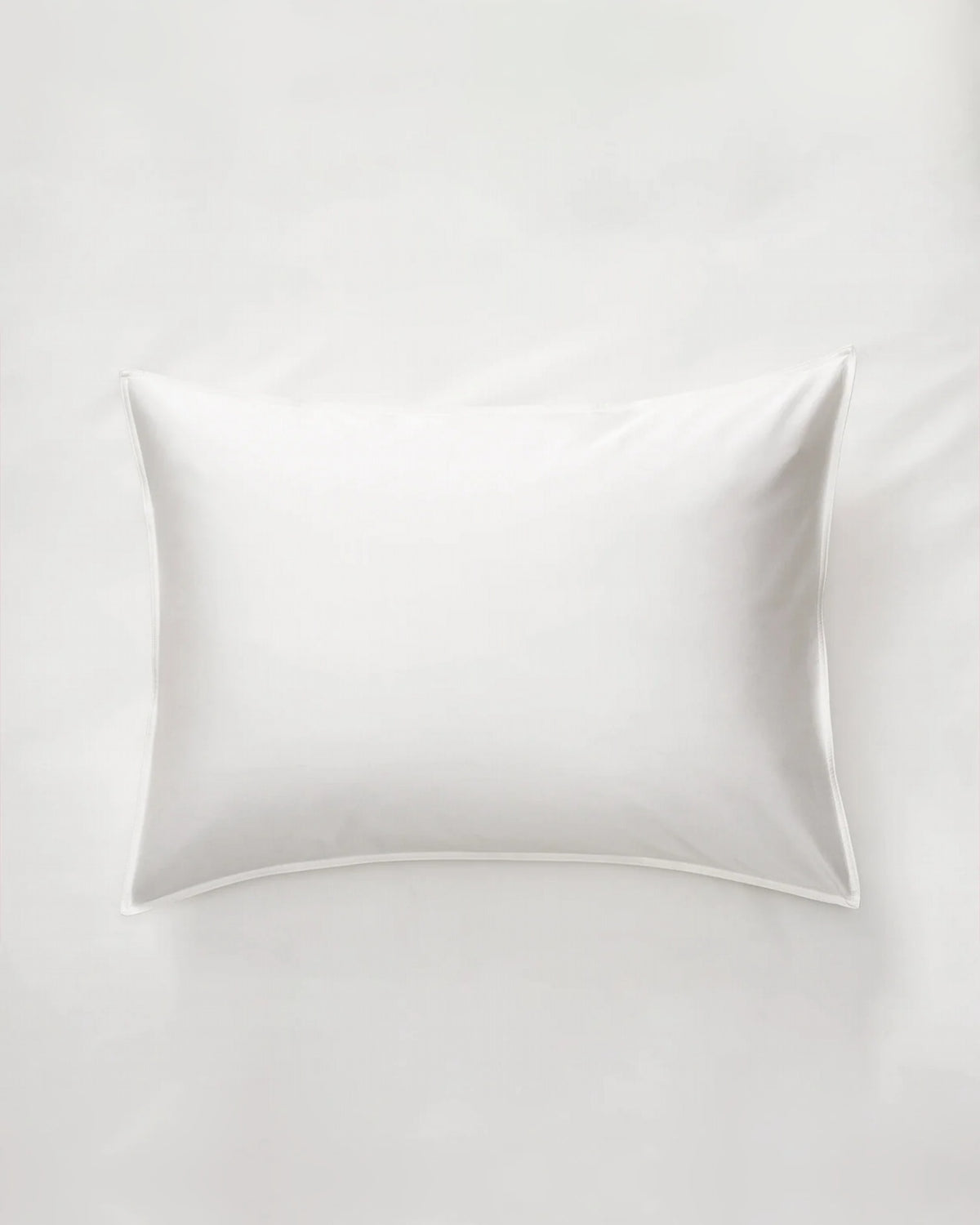 Edge Satin Örngott Ogland White