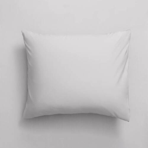 Örngott Naked Mist Grey 50x60 cm – ekologisk percale i sval grå ton.