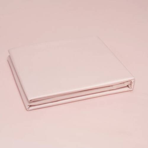 Stort underlakan Shade Dusty Pink satin 270x270 cm – ekologisk bomull i rosa ton.