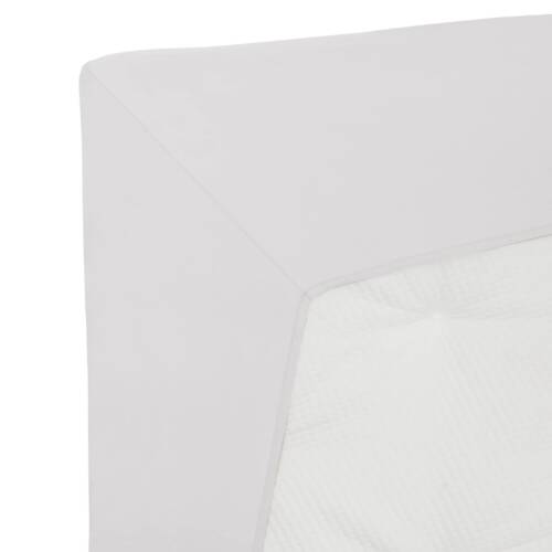 Fitted sheet Naked Percale Mist Grey – kuvertsytt underlakan i ekologisk bomull, mjukt och luftigt.